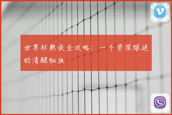 世界杯熬夜全攻略：一个资深球迷的清醒秘诀